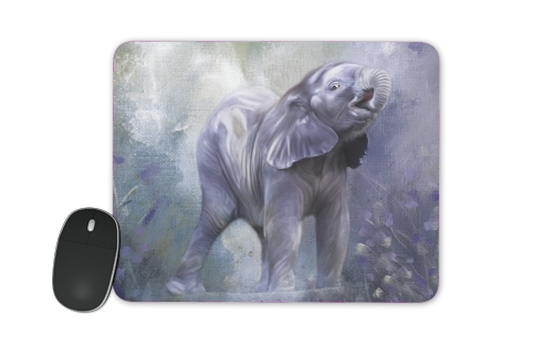  A cute baby elephant voor Mousepad