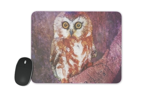  abstract cute owl voor Mousepad