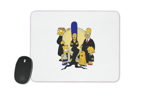  Adams Familly x Simpsons voor Mousepad