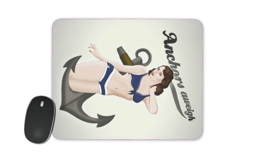  Anchors Aweigh - Classic Pin Up voor Mousepad