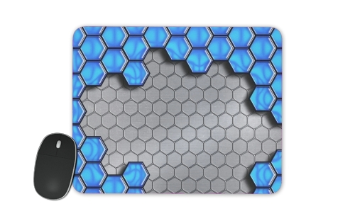  Blue Metallic Scale voor Mousepad