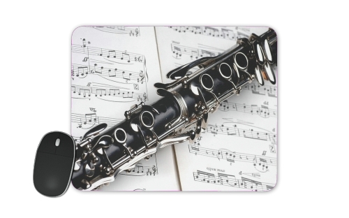  Clarinette Musical Notes voor Mousepad