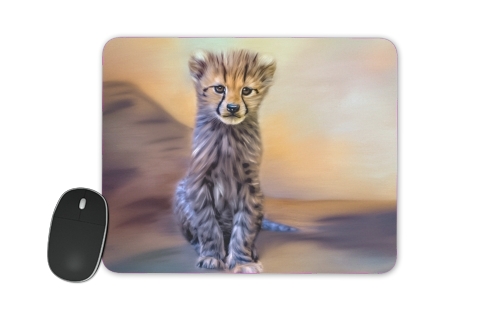  Cute cheetah cub voor Mousepad
