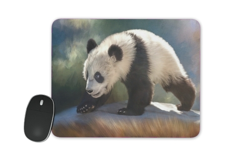  Cute panda bear baby voor Mousepad