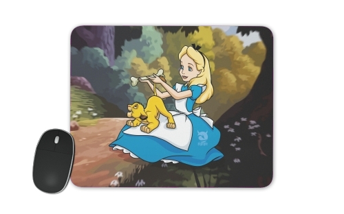  Disney Hangover Alice and Simba voor Mousepad