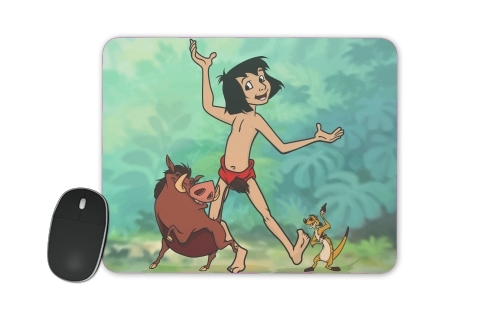  Disney Hangover Mowgli Timon and Pumbaa  voor Mousepad