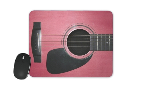 Pink Guitar voor Mousepad
