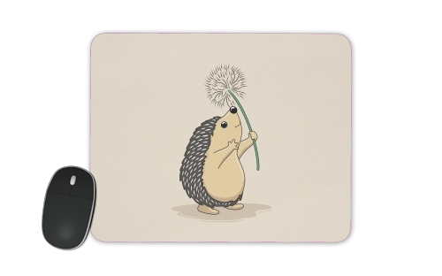  Hedgehog play dandelion voor Mousepad