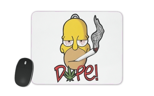  Homer Dope Weed Smoking Cannabis voor Mousepad