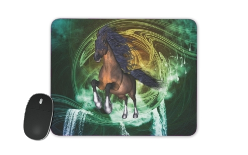  Horse with blue mane voor Mousepad