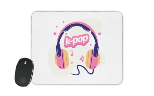  I Love Kpop Headphone voor Mousepad