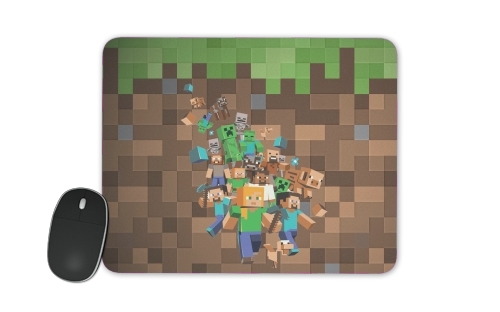  Minecraft Creeper Forest voor Mousepad