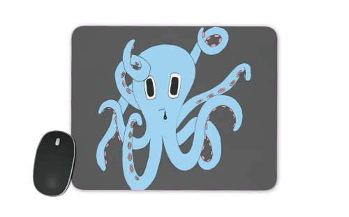  octopus Blue cartoon voor Mousepad