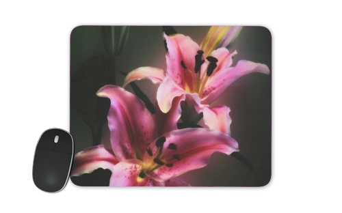  Painting Pink Stargazer Lily voor Mousepad