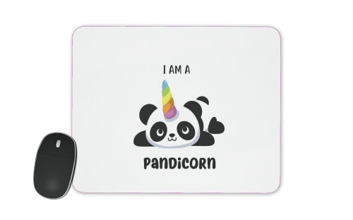  Panda x Licorne Means Pandicorn voor Mousepad