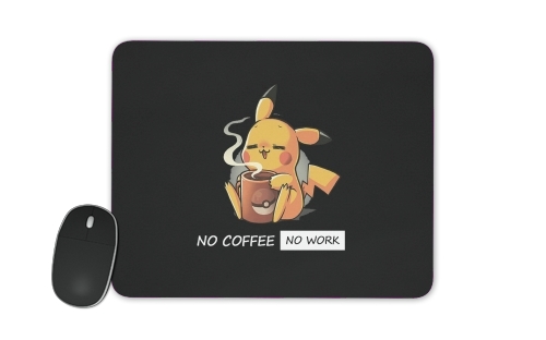  Pikachu Coffee Addict voor Mousepad