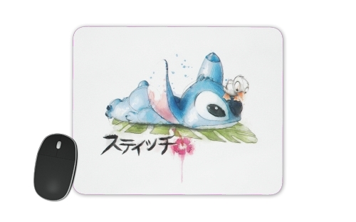  Stitch watercolor voor Mousepad