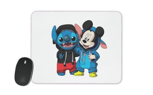  Stitch x The mouse voor Mousepad