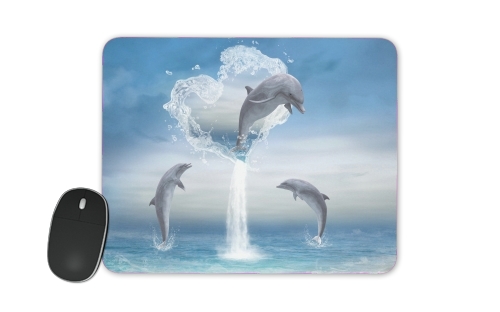 The Heart Of The Dolphins voor Mousepad