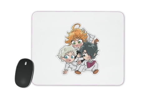  The Promised Neverland Emma Ray Norman Chibi voor Mousepad