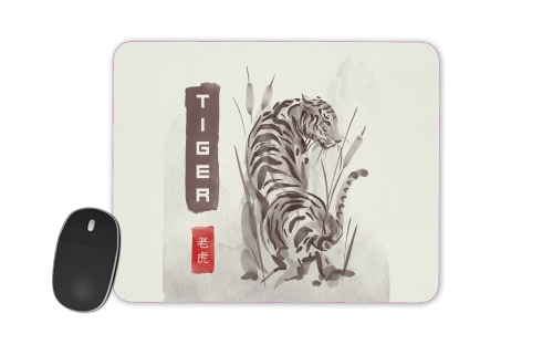  Tiger Japan Watercolor Art voor Mousepad