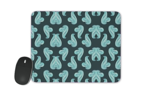  turquoise waves voor Mousepad