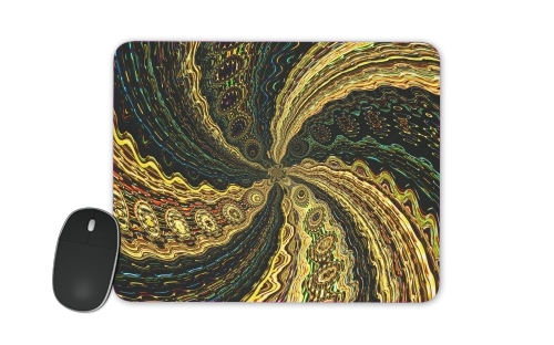  Twirl and Twist black and gold voor Mousepad