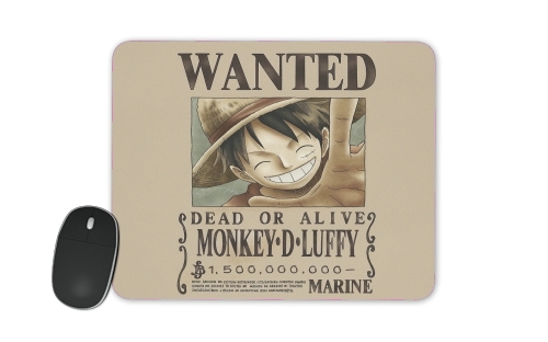  Wanted Luffy Pirate voor Mousepad