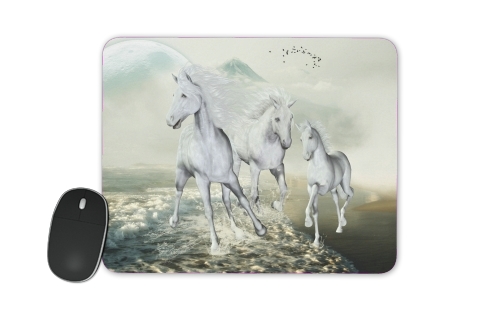  White Horses on the beach voor Mousepad