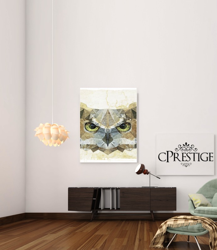  abstract owl voor Bericht lijm 30 * 40 cm