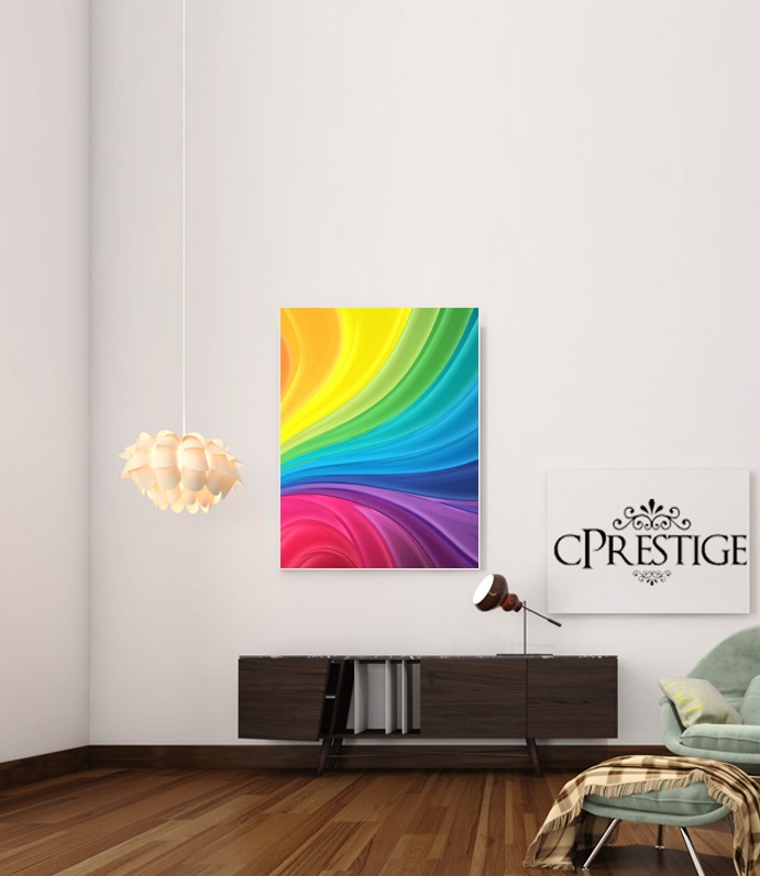  Rainbow Abstract voor Bericht lijm 30 * 40 cm