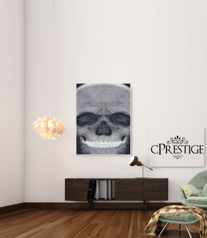  abstract skull voor Bericht lijm 30 * 40 cm