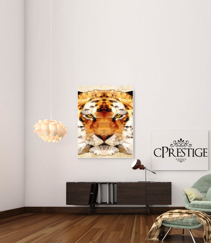  abstract tiger voor Bericht lijm 30 * 40 cm