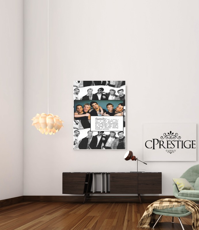  Backstreet Boys family fan art voor Bericht lijm 30 * 40 cm