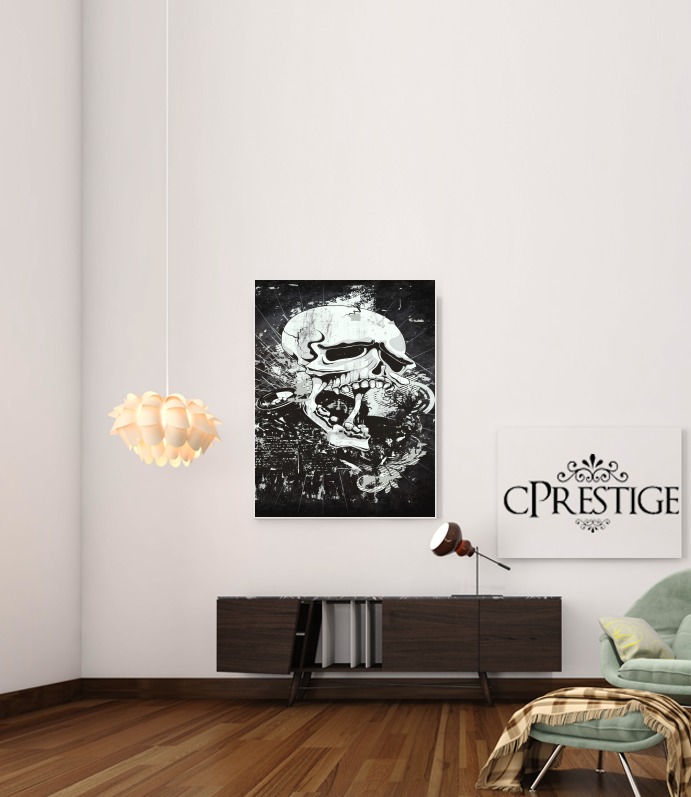  Dark Gothic Skull voor Bericht lijm 30 * 40 cm