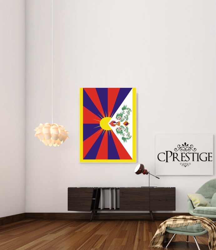  Flag Of Tibet voor Bericht lijm 30 * 40 cm