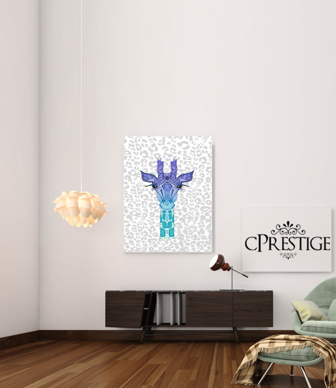  Giraffe Purple voor Bericht lijm 30 * 40 cm