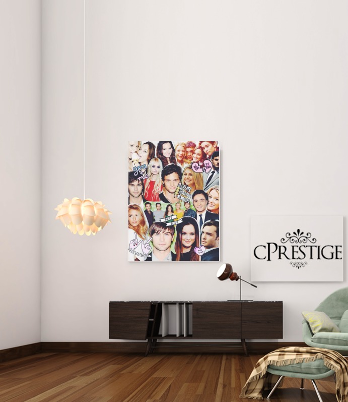  Gossip Girl Fan Collage voor Bericht lijm 30 * 40 cm