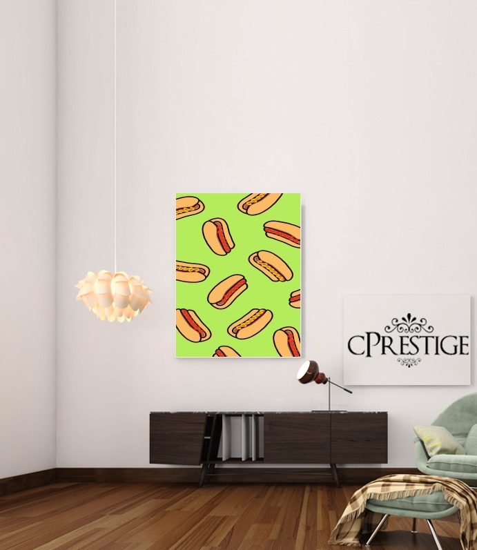  Hot Dog pattern voor Bericht lijm 30 * 40 cm