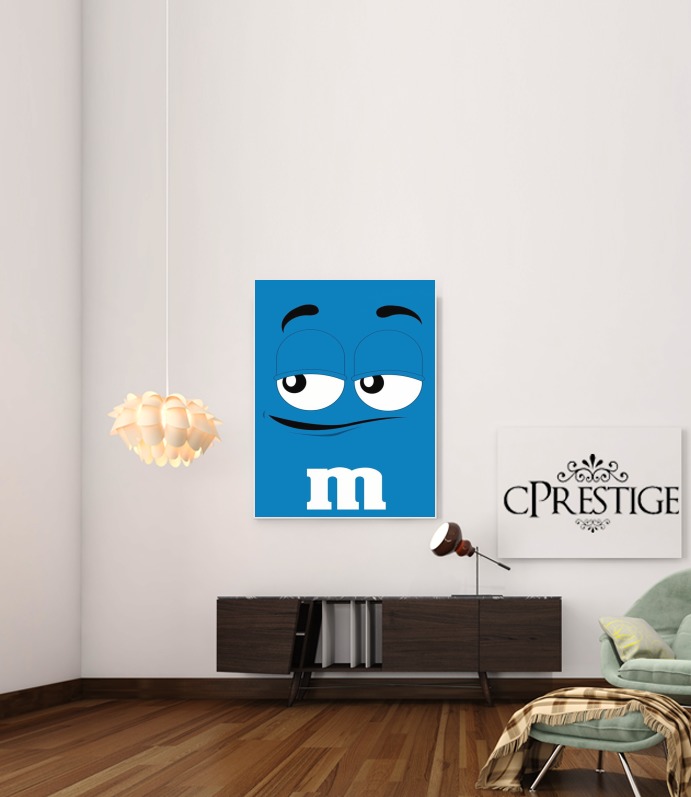  M&M's Blue voor Bericht lijm 30 * 40 cm