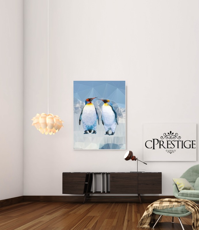  penguin love voor Bericht lijm 30 * 40 cm