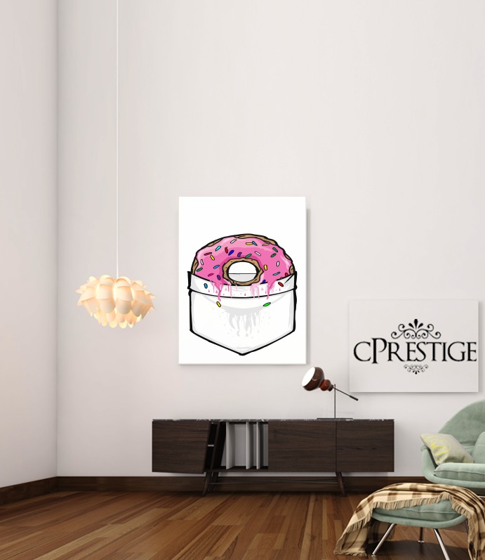  Pocket Collection: Donut Springfield voor Bericht lijm 30 * 40 cm