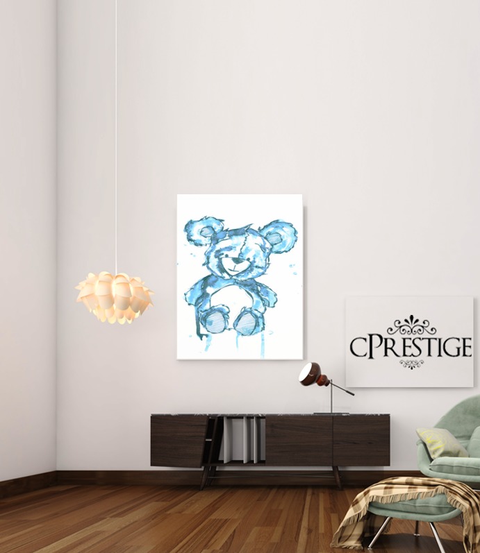  Blue Teddy Bear voor Bericht lijm 30 * 40 cm
