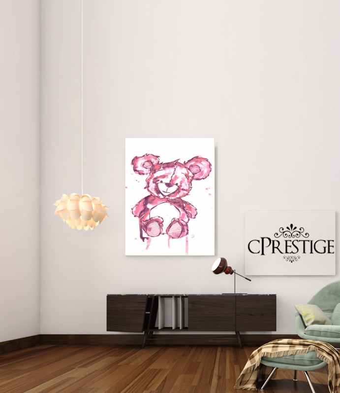  Pink Teddy Bear voor Bericht lijm 30 * 40 cm