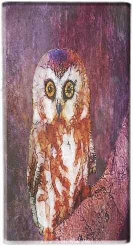  abstract cute owl voor draagbare externe back-up batterij 5000 mah Micro USB