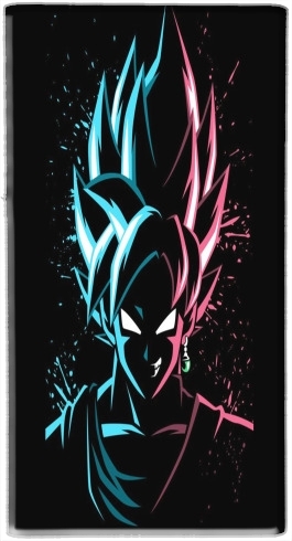  Black Goku Face Art Blue and pink hair voor draagbare externe back-up batterij 5000 mah Micro USB