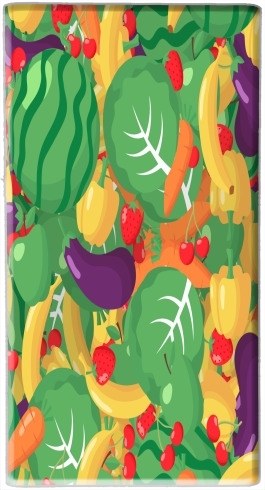  Healthy Food: Fruits and Vegetables V2 voor draagbare externe back-up batterij 5000 mah Micro USB