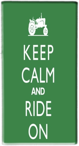  Keep Calm And ride on Tractor voor draagbare externe back-up batterij 5000 mah Micro USB