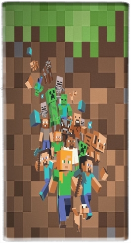  Minecraft Creeper Forest voor draagbare externe back-up batterij 5000 mah Micro USB