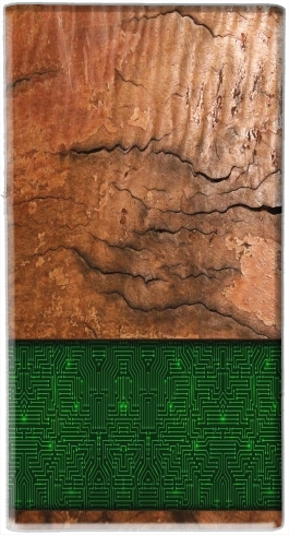  Natural Wooden Wood Oak voor draagbare externe back-up batterij 5000 mah Micro USB
